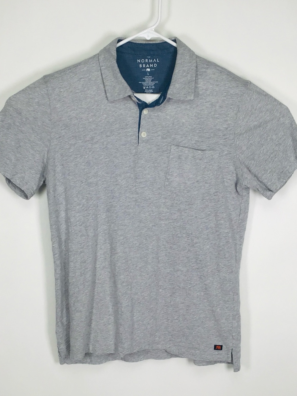 The Normal Brand men’s short sleeve polo shirt large